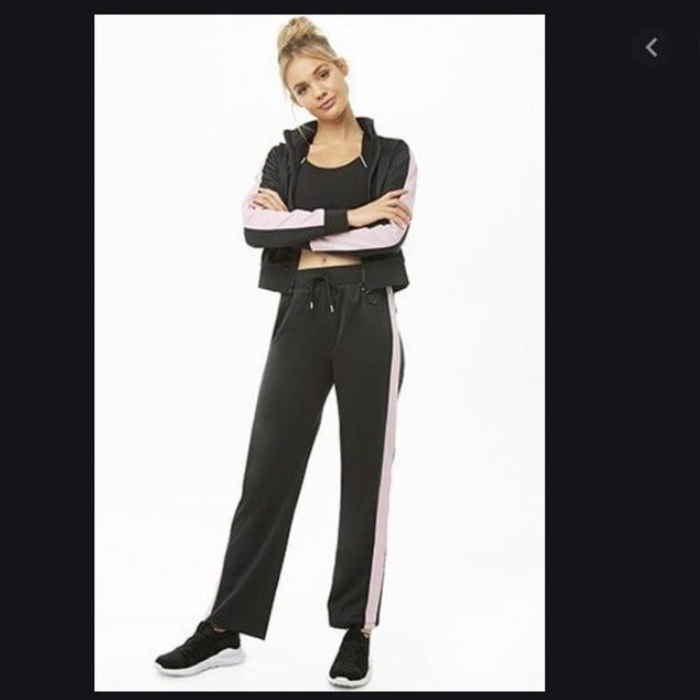 Active Striped-Trim Track Pants